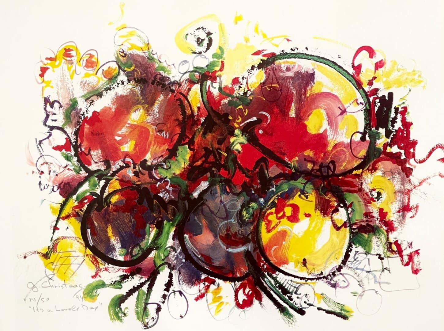 Abstract Art Prints Lovely Day