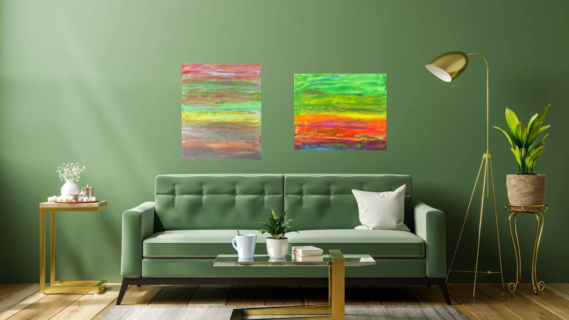 Abstract Seascape Early - 20x24