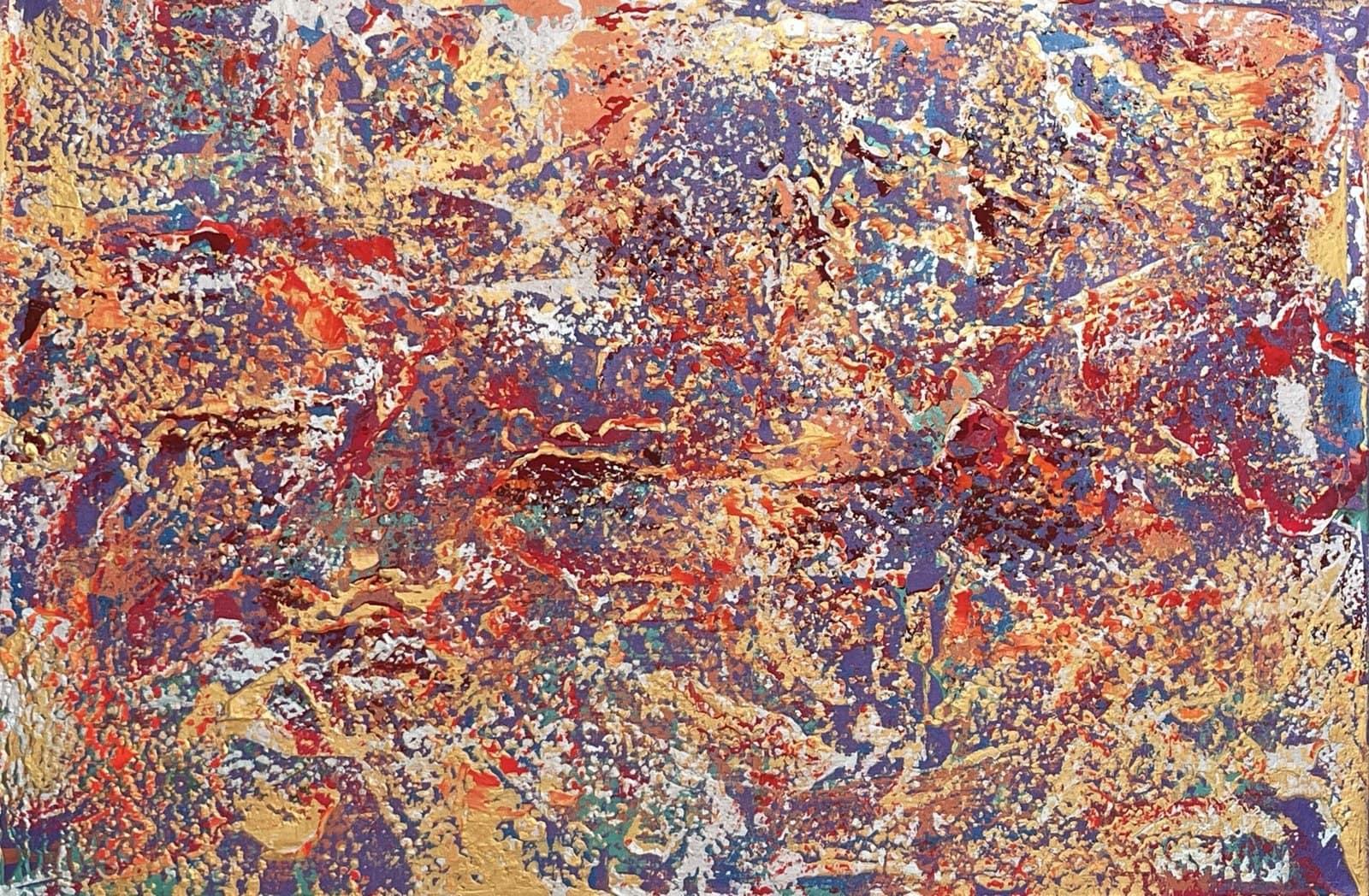 Mountain Memory—Abstract Painting by Gregory Christeas