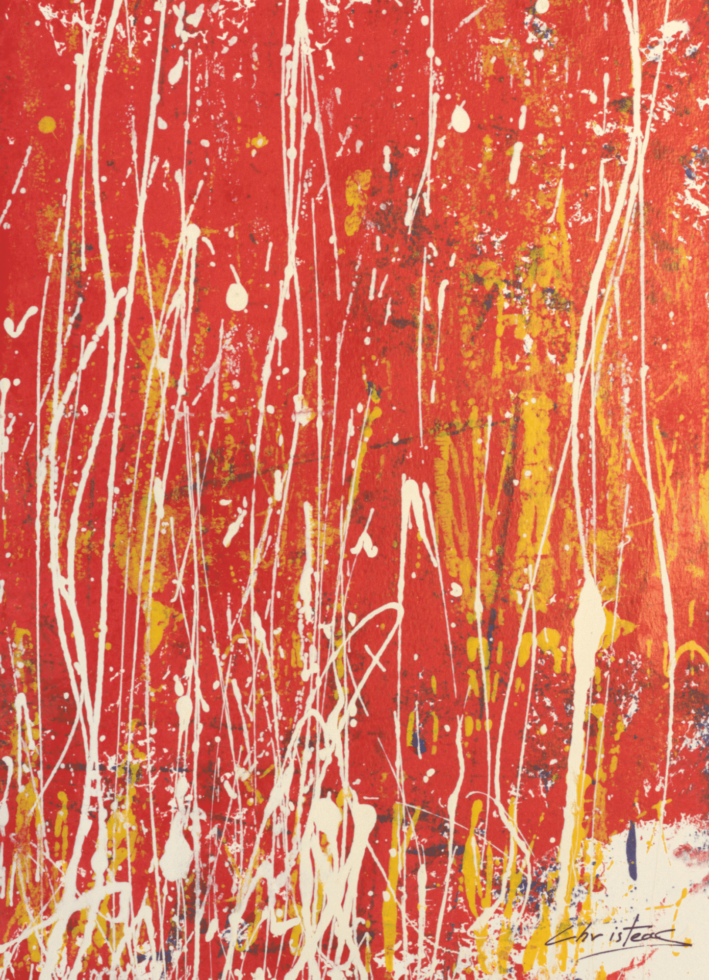 Parthenon Impressions 72 original abstract painting by Gregory Christeas