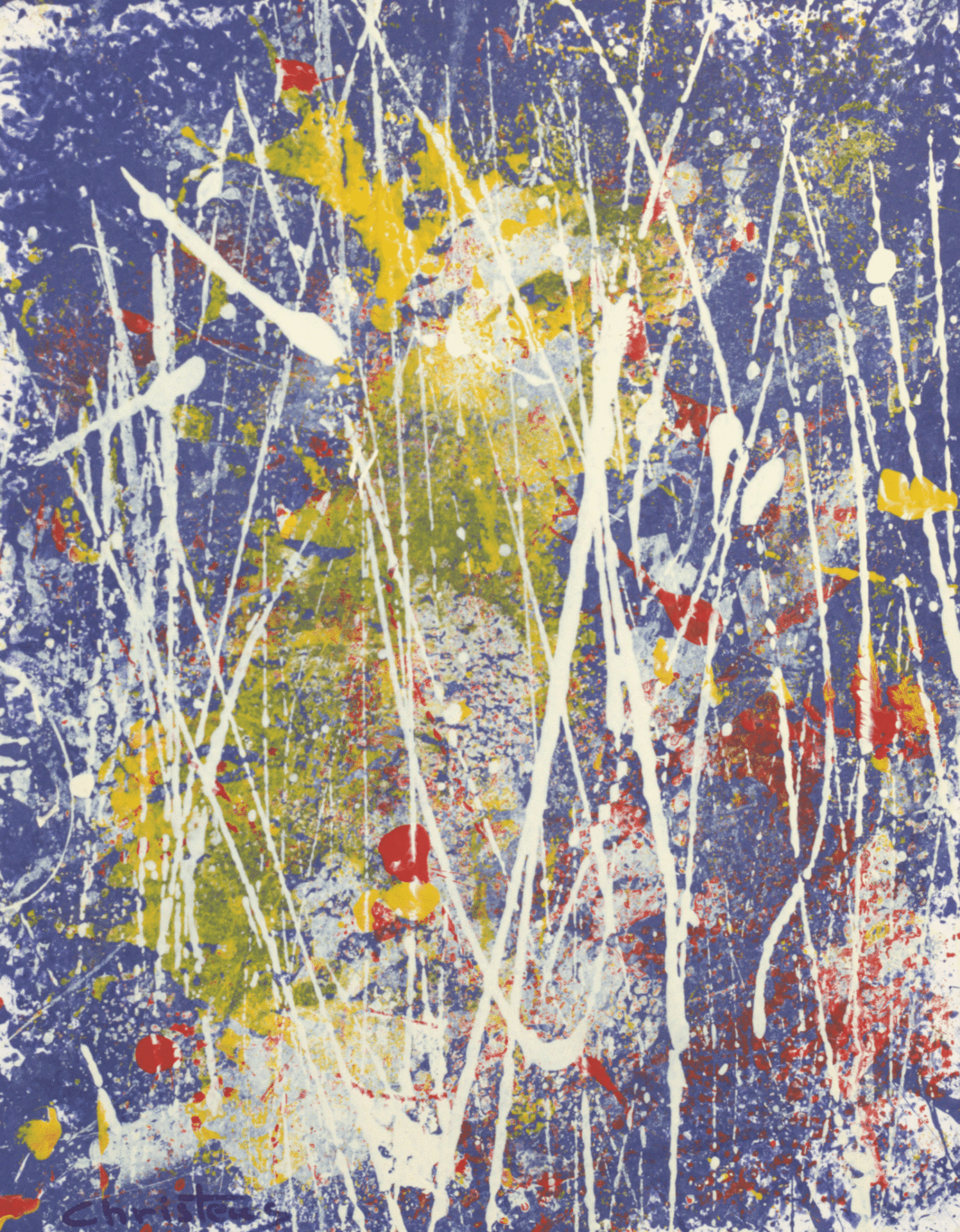 Parthenon Impressions 65 original abstract painting by Gregory Christeas