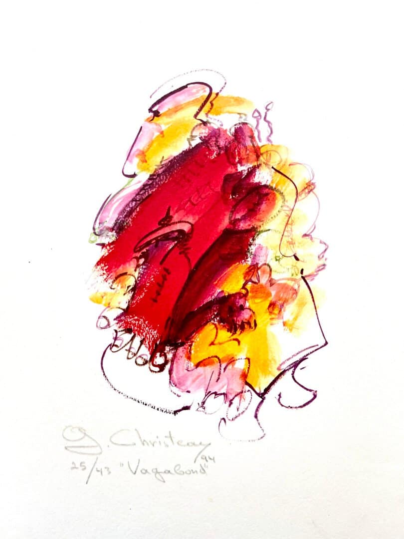 Abstract Art Print - Vagabond -
